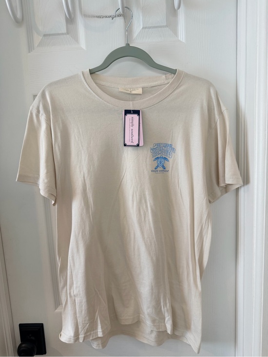 Simply Southern Tops - Simply Southern Save the Turtles Graphic T-Shirt Medium NWT Coastal Beach Tee